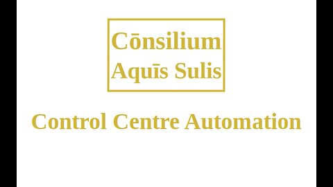 Control Centre Automation (English)