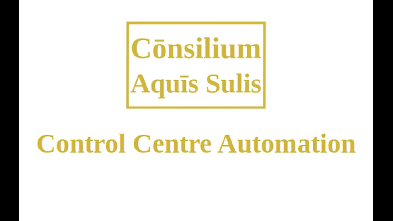 Control Centre Automation (English)