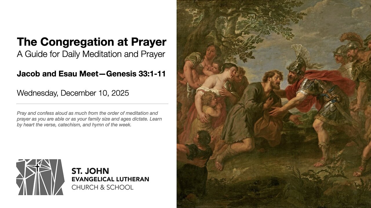 Jacob and Esau Meet—Genesis 33:1-11