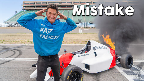 My F1 Caught Fire at the Race Track