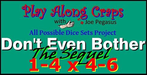 1-4 x 4-6 Dice Set On Hard Table