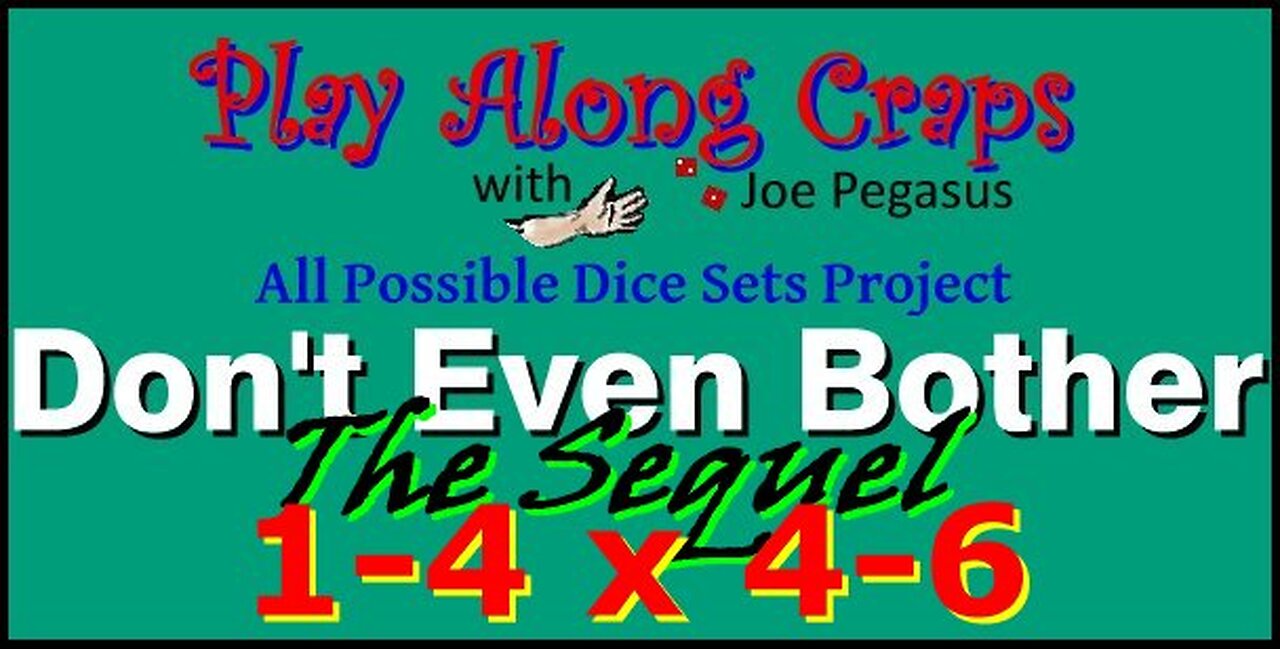 1-4 x 4-6 Dice Set On Hard Table