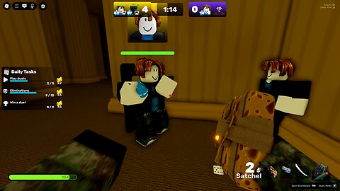 Playing 2v2 in Roblox Rivals - (No Commentary).