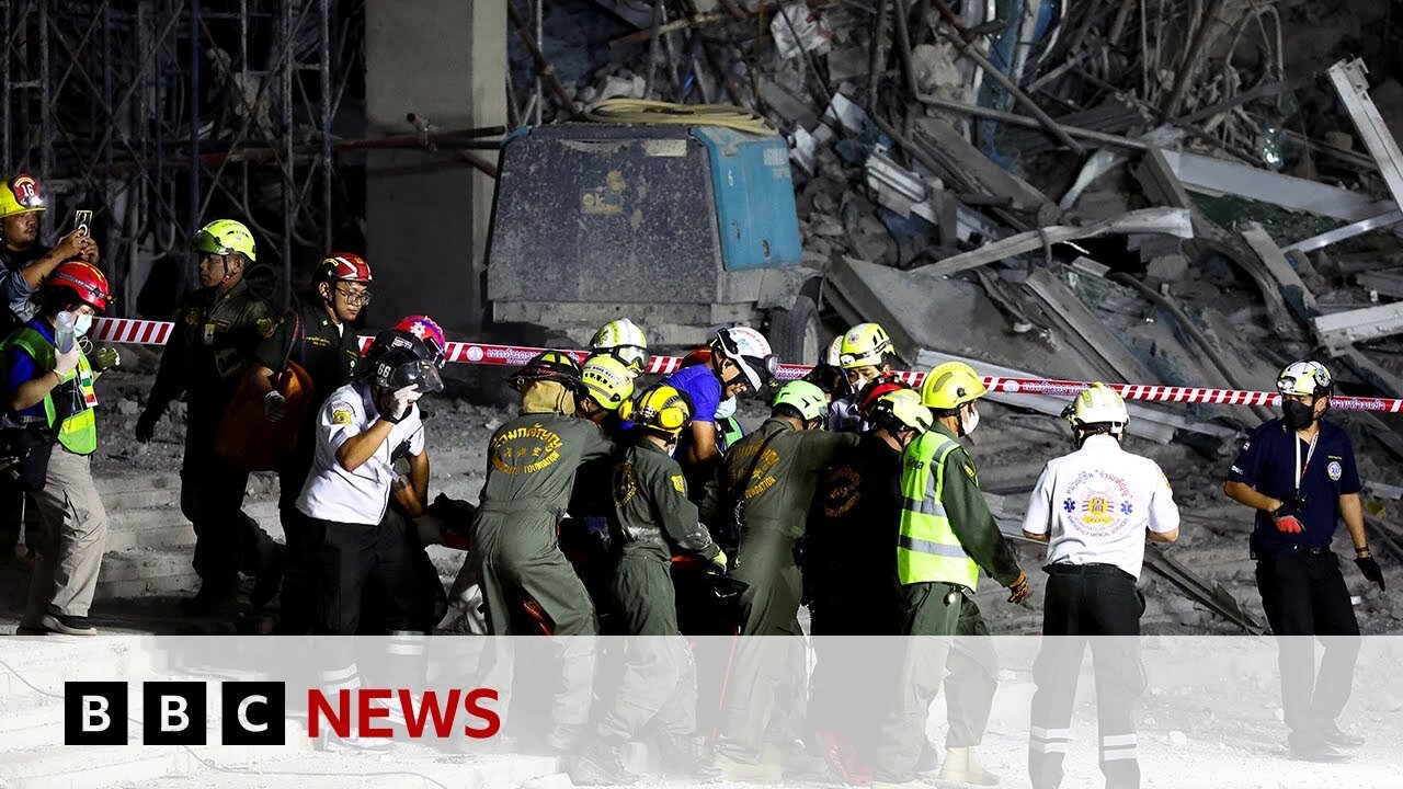 Hunt for survivors as Myanmar earthquake kills dozens | BBC News