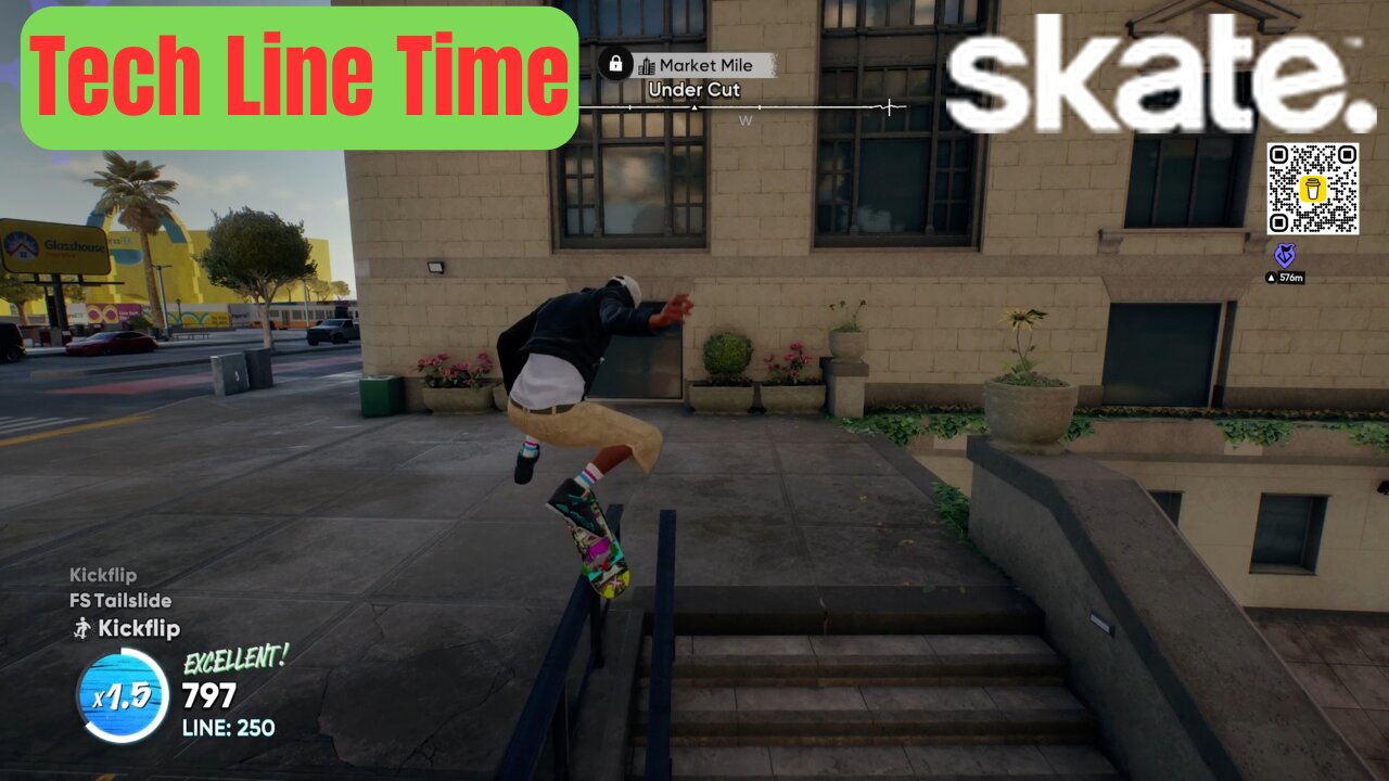 EA Skate. | Tech Line Time | San Vansterdam | 4K