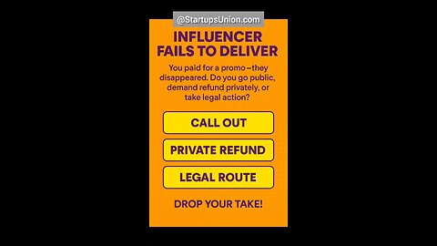 ✅ An Influencer zust ghosted you.
