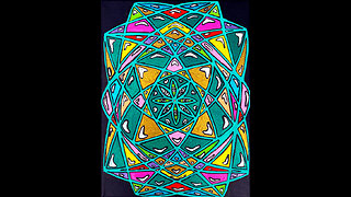 'Spring Mandala' Original Art Painting Timelapse 5-19-25