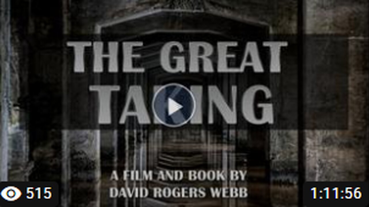 Stop It: The Great Taking (Documentary) - David Webb