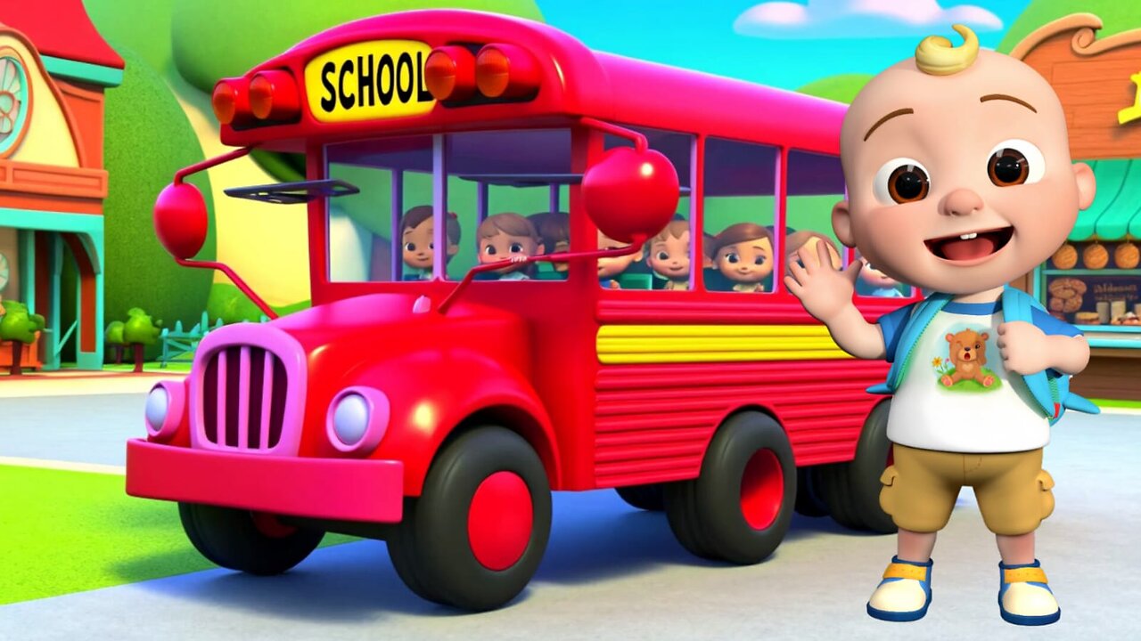 Wheels on the Red Bus Go Round and Round