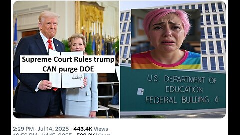 Supreme Court Sides with Trump, he can purge DOE