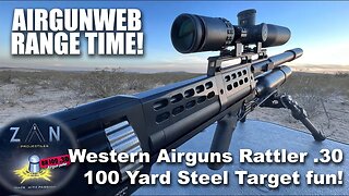 Western Airguns Rattler .30 Semi-Auto Big Bore Airgun - ZAN Pellets out to 100 Yards