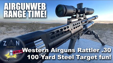 Western Airguns Rattler .30 Semi-Auto Big Bore Airgun - ZAN Pellets out to 100 Yards