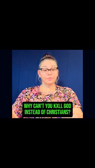 Why Can’t You Kxll God Instead Of Christians? 🤔 #ASL #deaf #signlanguage