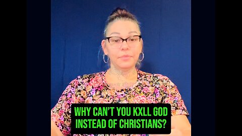 Why Can’t You Kxll God Instead Of Christians? 🤔 #ASL #deaf #signlanguage