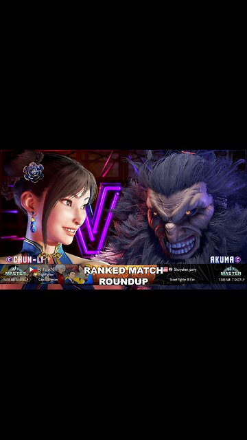 Kuya Kalbo SF6 Ranked Match Roundup. Chun Li Master Rank [Hori Fight Stick]