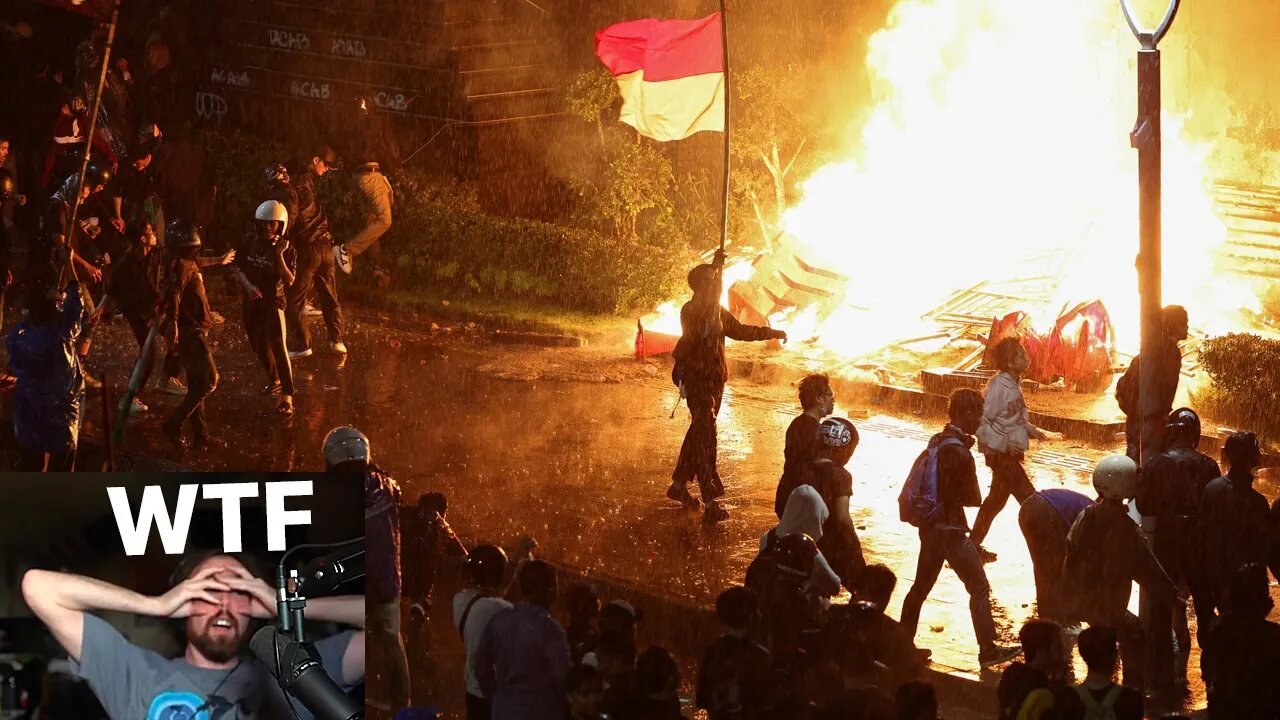 Protests are HEATING UP in Indonesia..