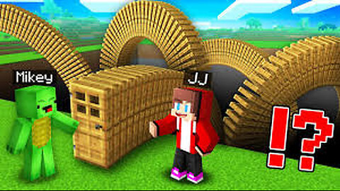 JJ And Mikey Found BIG CURSED DOOR in Minecraft