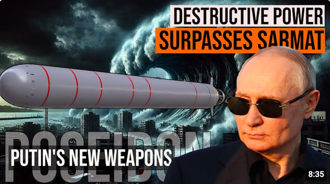 Russia's successful launch of the Poseidon nuclear submarine drone, destructive power exceeds Sarmat