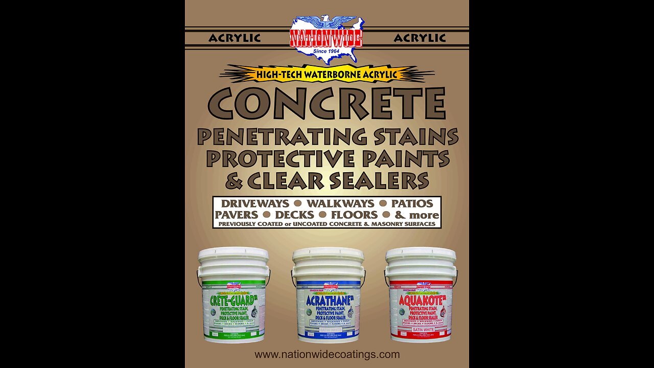 Commercial Concrete Stains and Sealers