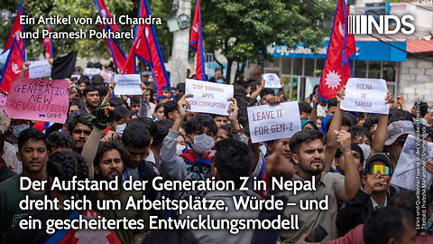 Der Aufstand der Generation Z in Nepal dreht sich auch um ein gescheitertes Entwicklungsmodell | NDS
