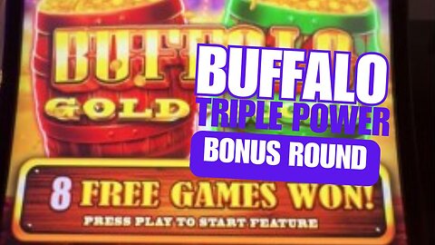 Double Pop Bonus on Buffalo Triple Power Slot 💥🎰🧨