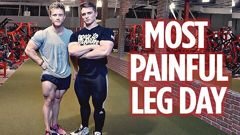 Most PAINFUL Leg Day Ever feat. Josh Vogel at Mi40 Gym