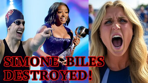 Simone Biles DESTROYED for making Pro Trans Sports reference in WOKE ESPY Awards speech!