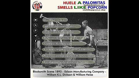 Blacksmith Scene 1893 - Edison Manufacturing Company - William K.L. Dickson & William Heise