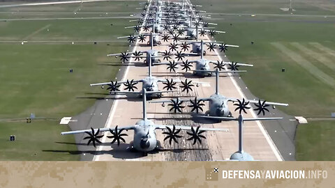 Un impresionante paseo de elefantes de la Luftwaffe