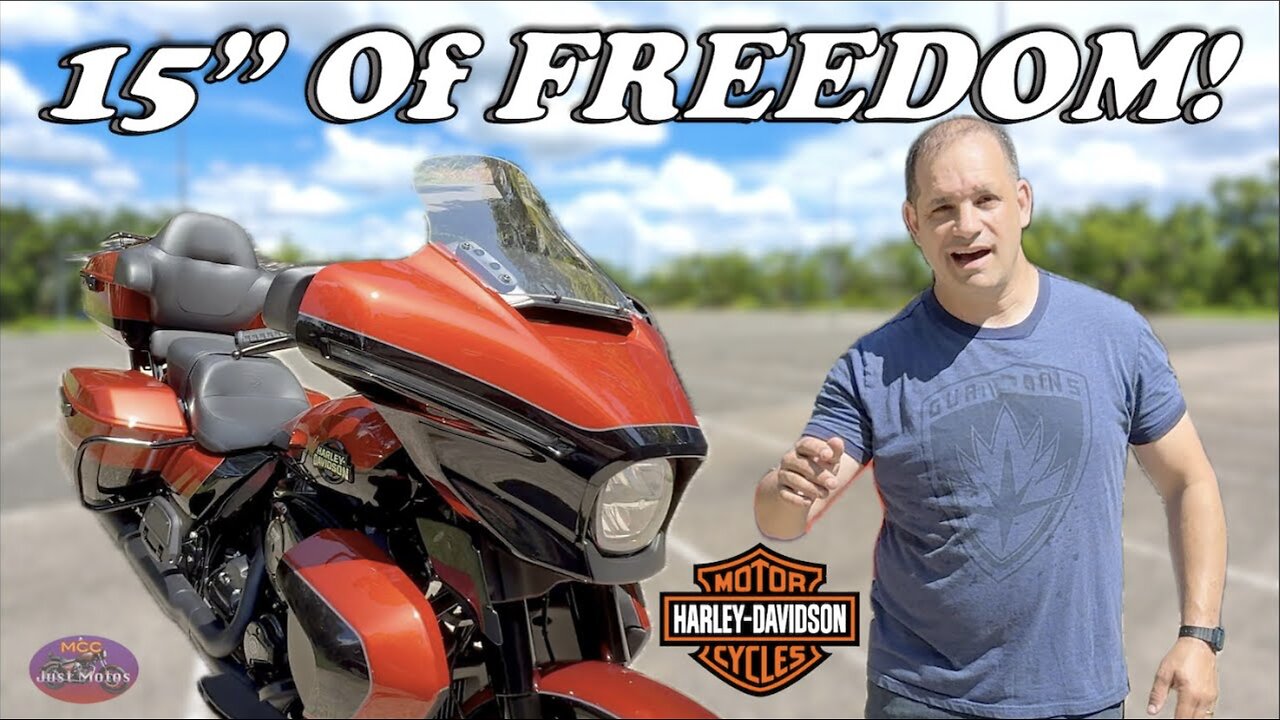 2025 Harley Street Glide Ultra: 15" Freedom Windshield Install