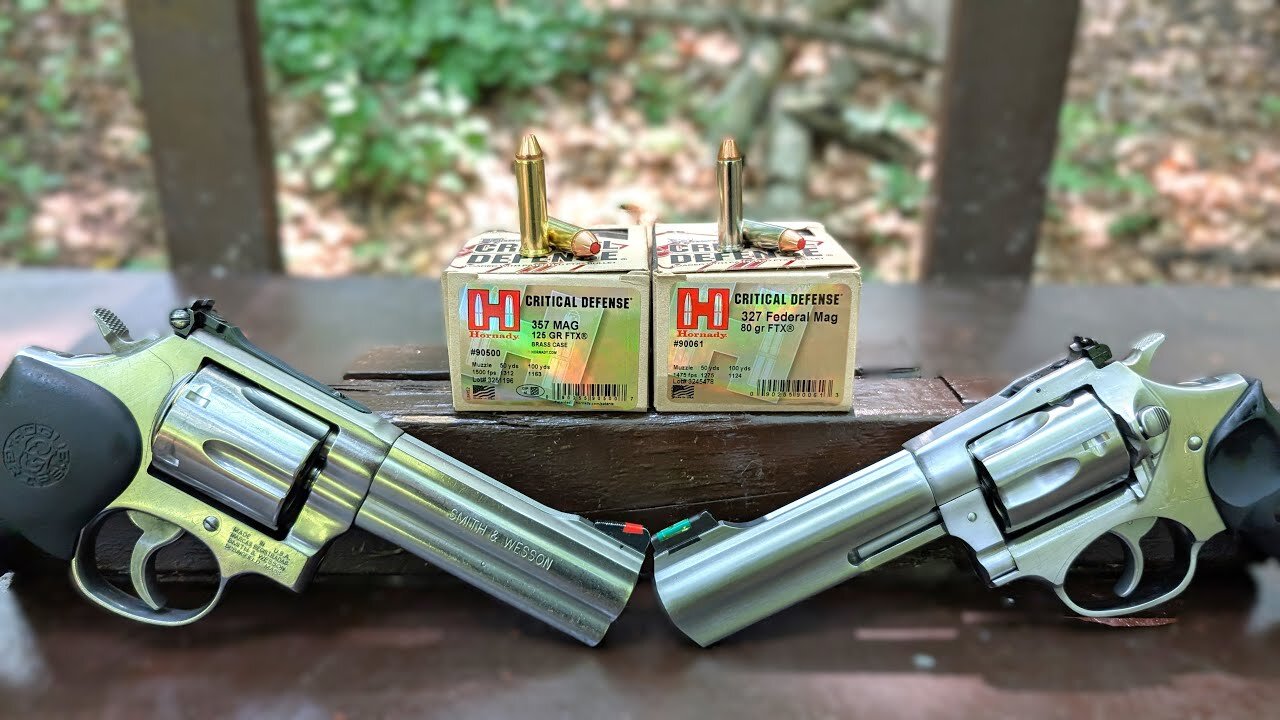 🎆 .327 Federal Magnum VS .357 Mag - Hornady Critical Defense - Ballistic Gel Test