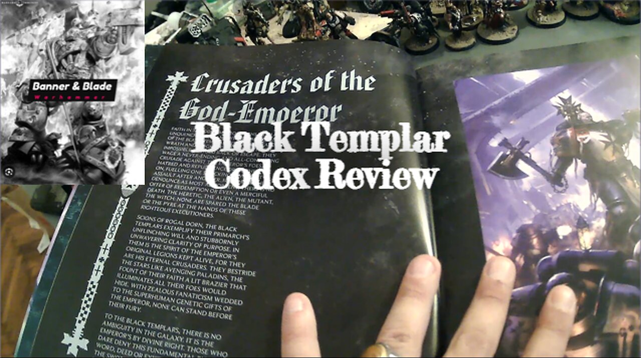 HOBBY TALK: Black Templar Codex First thoughts and basic review