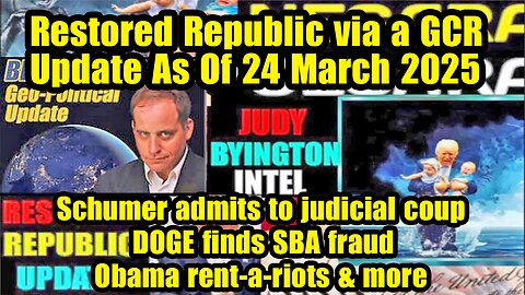 Restored Republic via a GCR. Situation Update Feb 24 ~ Trump Return- Judy Byington. Benjamin Fulford