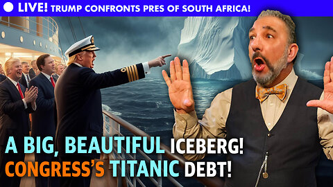 Mike Church Show - A Big, Beautiful Iceberg! Congress's Titanic Debt.