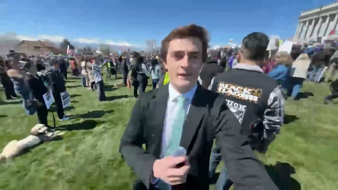 Nick Shirley Confronting Anti-Trump And Anti-Elon Protestors