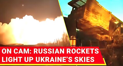 Russian TOS-2 ‘Flamethrower’ Thunders In Ukraine Skies Near Frontline | Watch Chilling Video