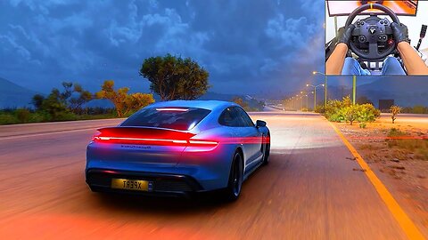 1000HP Porsche Taycan Turbo S - Forza Horizon 5 | Thrustmaster TX gameplay