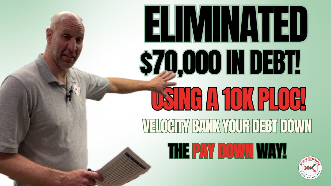 How We ELIMINATED $70,000 in Debt...with a 10K PLOC!