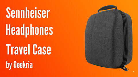 Sennheiser Over-Ear Headphones Travel Case, Hard Shell Headset Carrying Case | Geekria