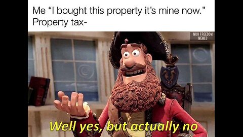 DeSantis states that property tax is a scam! Which it is!