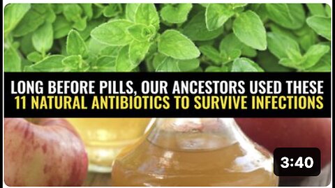"11 Natural Antibiotics Used by Our Ancestors to Survive Infections"