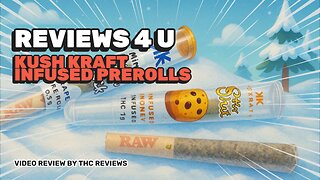 MOONROCK MINI GRAPE & STAR DUST COOKIE MONSTER — INFUSED PREROLL REVIEWS | REVIEWS 4 U - KUSH KRAFT