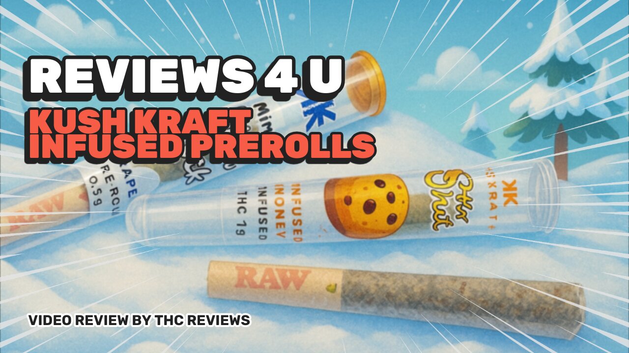 MOONROCK MINI GRAPE & STAR DUST COOKIE MONSTER — INFUSED PREROLL REVIEWS | REVIEWS 4 U - KUSH KRAFT
