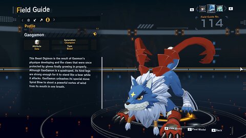 gaogamon all digivolution/de-digivolution/profile Digimon Story Time Stranger