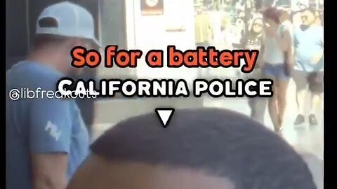 LAPD refusing to arrest a black thug assaulting people because they “aren’t allowed to”