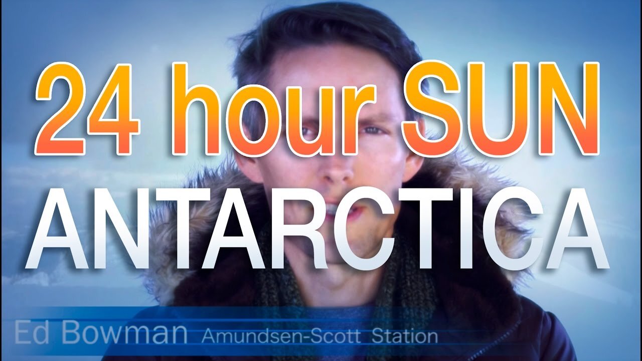 For Jeranism - MIDNIGHT SUN time lapse in ANTARCTICA (FLAT EARTH)