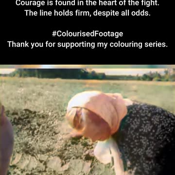 Defenders of the Line Youth in Trenches 1944 #ColourisedHistory