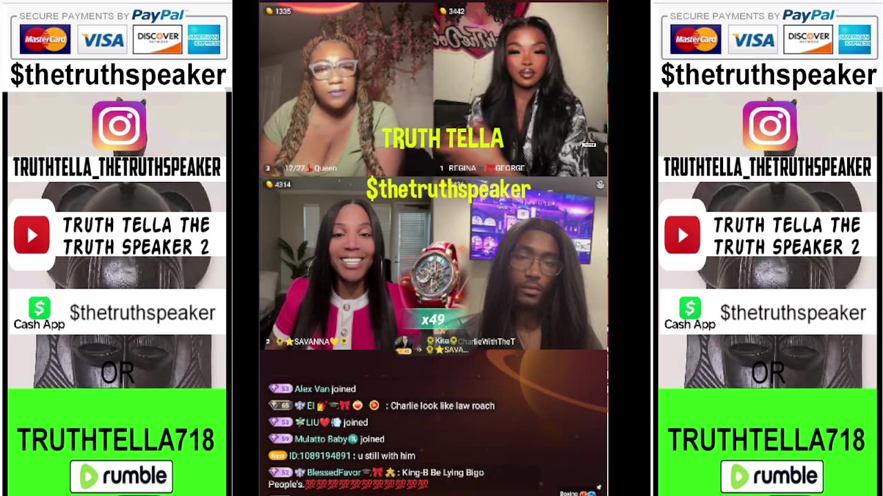 MAKE BIGO GREAT AGAIN SHOW WITH SAVANNA, CHARLI, LIYAH & PUMKEN SPECIAL GUEST QUEENIVY