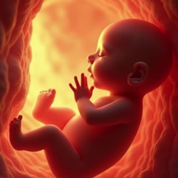 Inside the Uterus The Incredible Journey of Life 🤰 #pregnant #anatomy #baby