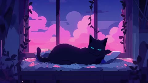 Chill with My Cat 🐾 Lofi Hip Hop Beats to Study & Relax